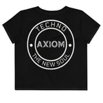 Axiom Logo All-Over Print Crop Tee