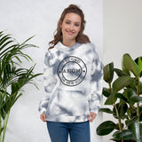 Axiom Logo white Tie Dye Unisex hoodie